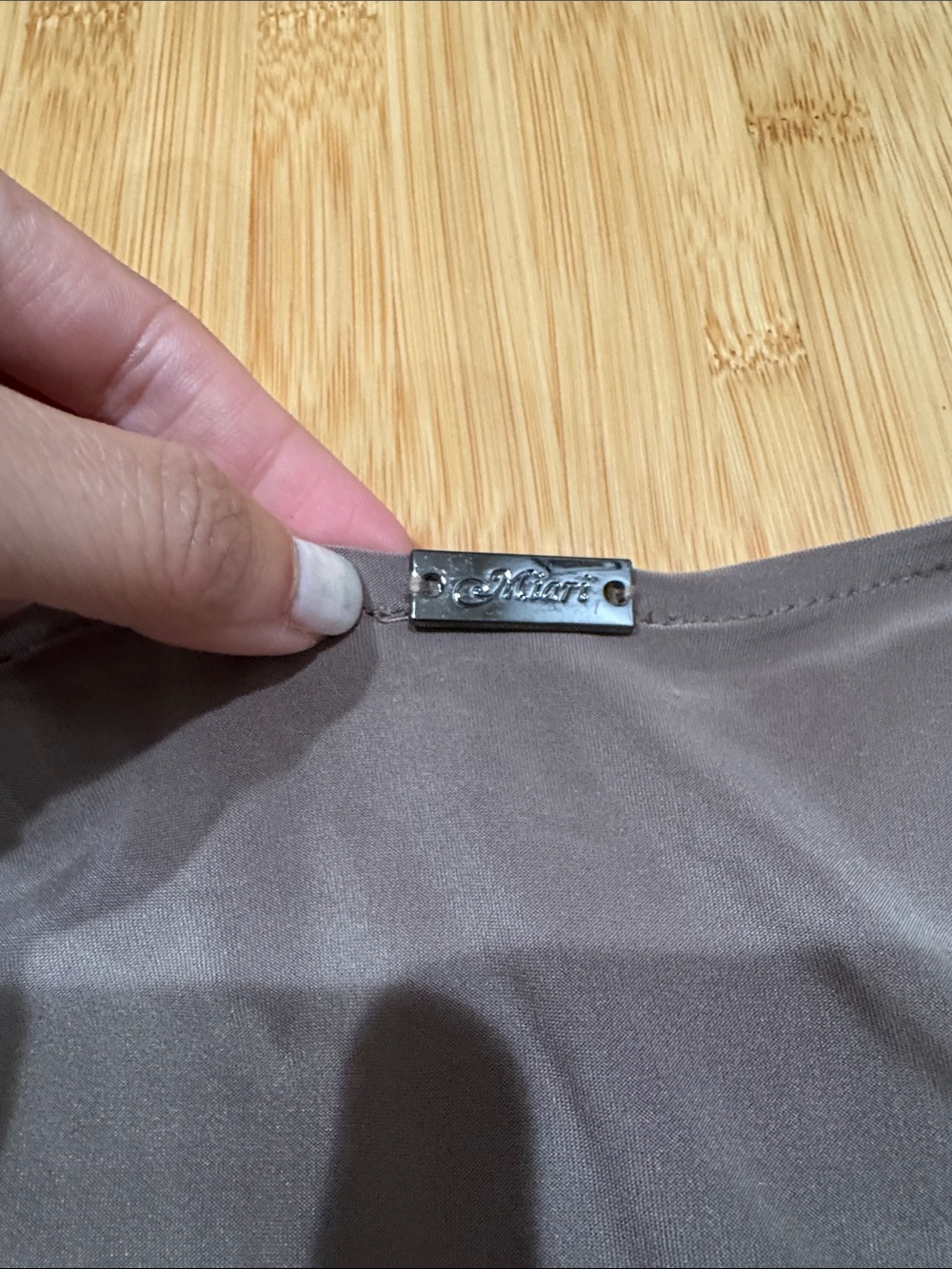 Miari Zoe Tan Dress - Picture 6 of 9